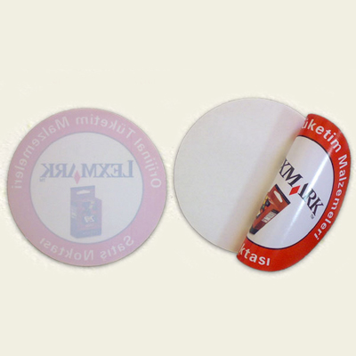 PVC sticker الشفافة (الملصقة من الداخل)