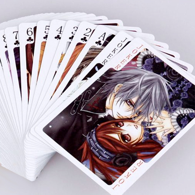 Les cartes de jeu promotion PVC